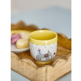 Bloomingville Mini Rumena/kremno bela otroška skodelica iz kamenine 150 ml Celebrate – | Shoptok.si