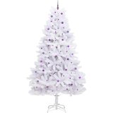  Umjetno božićno drvce s nogom Bijela 300 cm PVC i čelik | shoptok.hr