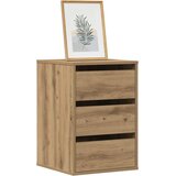  Kutna komoda s ladicama boja artisian hrast 40x41x58 cm drveni | shoptok.hr