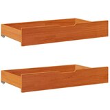  Okvir kreveta bez madraca voštano smeđi 200x200 cm od borovine | shoptok.hr