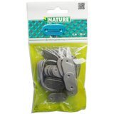 Nature 27-delni komplet za pritrditev vrtne ograje siv, (20799465) | Shoptok.si