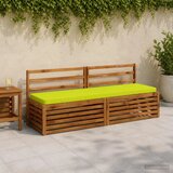  Jastučići za klupe - 2 dijela VUGHT 2 kom. 100% poliester - Svetlo zelena (poliester) 170 x 50 cm 2 | shoptok.hr
