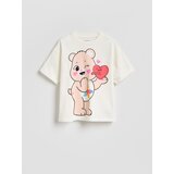 Reserved GIRLS` T-SHIRT - krem | shoptok.hr