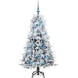 vidaXL Umjetno božićno drvce s nogom s stalakom Zelena 150 cm PE i PVC | shoptok.hr