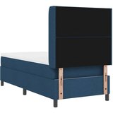  Krevet s opruga kutije s jastukom Plava 200 x 90 cm tkanina | shoptok.hr