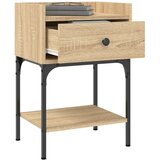  Noćni ormarići 2 kom crni 40 x 35 x 47,5 cm konstruirano drvo | shoptok.hr