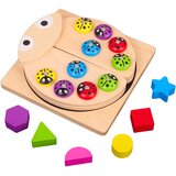  Wooden Ladybug Catching Game Educational Puzzle Ladybug Sorter | shoptok.hr