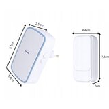  Brezžični 230V LED elektronski zvonec 38 melodij do 130m IP68 bel 2 | Shoptok.si