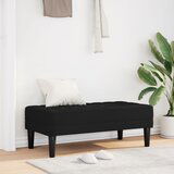 vidaXL Klupa Crna 113x57x39 cm Tkanina Cijene