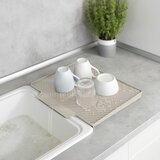 Wenko Bež plastična podloga za ocjeđivanje posuđa 34x40 cm Nelia – | shoptok.hr