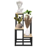 springos metalni stalak za cvijeće s 4 police 34 x 34 x 68 cm | shoptok.hr