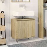 vidaXL Kopalniška omarica sonoma hrast 58x33x60 cm inženirski les Cene