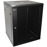 LAN-TEC WM.6615.B - zid, presavijeni, 15U, 600 x 600, staklo Cijene