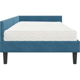  Kotni okvir postelje z matrico Drugo 2 pcs Modra Žamet, (5000123306) | Shoptok.si
