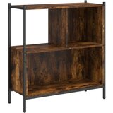  The living store knjižna omara dimljeni hrast 72x28x77,5 cm inženirski les - knjižna omara, (21499660) | Shoptok.si