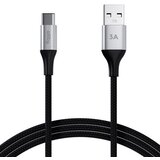 ALLITY kabel USB-a na USB-c 1metar 3A CRNI | shoptok.hr