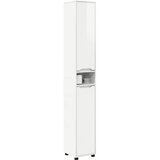 Kupaonski ormar s policom Visoki sjaj bijela 30,5 x 30 x 195 cm | Eponuda.com