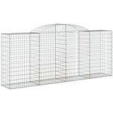  Lučne gabionske košare 17kom 300x50x120/140cm pocinčano željezo | shoptok.hr