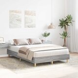  Okvir kreveta bez madraca siva boja hrasta 135 x 190 cm | shoptok.hr