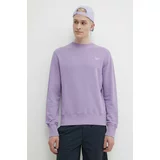 Superdry Bombažen pulover moška, vijolična barva
