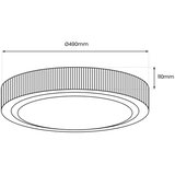  LED plafonsko svetlo MIRI LED/34W/230V prečnik 49 cm | Eponuda.com
