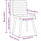  Jedilni stoli 4 kosi temno zelene tkanine, (21832389) | Shoptok.si