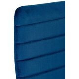  Set od 4 plave stolice s oblikovanim naslonom od baršuna | shoptok.hr