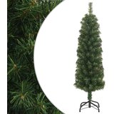  Tanko umjetno božićno drvce sa stalkom zeleno 150 cm PVC | shoptok.hr