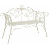  Vrtna klupa 2-Broj sjedala 130 x 47 x 90 cm Čelik Antič White | shoptok.hr