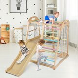  Otroški leseni plezalni set 8 v 1 | Shoptok.si