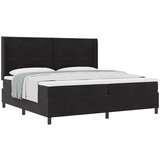 Box spring krevet s uzglavljem Crna 200 x 200 cm Baršun | shoptok.hr