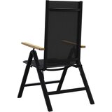  Ležaljke u vrtu 2 pcs Crna 58 x 73 x 111,5 cm Tekstilen | Eponuda.com