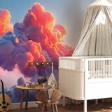  Foto tapeta - Twilight Spectacle: Clouds in Shades of Pink and Violet 250x175 | shoptok.hr