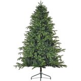 HOMCOM božično drevo plastika, kovina Ø122 x 183V cm zeleno, (5000242553) | Shoptok.si
