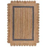 Flair Rugs Sivi/u prirodnoj boji ručno rađen juten tepih 200x290 cm Grace Grey – Cijene
