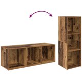  Set TV komoda Zidne 2 pcs Staro drvo 107 x 35 x 37 cm | shoptok.hr