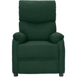  Naslonjač od tkanine tamnozeleni - Tamnozelena 1 | shoptok.hr