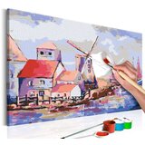  Slika za samostalno slikanje - Windmills (Landscape) 60x40 | shoptok.hr