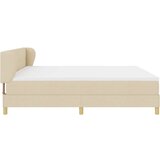  Postelja z vzmetnico Krem 200x200 cm Tkanina, (22051321) | Shoptok.si