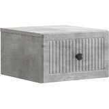  Noćni ormarić za montažu na zid Betonska siva 33 x 34,5 x 20 cm | shoptok.hr