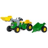 Rolly traktor na pedale Kid John Deere sa prikolicom i utovarivačem | ePonuda.com