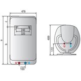 Ariston Bojler 80l SHAPE EVO 3626075 | Eponuda.ba
