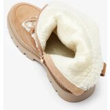 Resti Beige women's trapper boots with sheepskin Getatsa | ePonuda.com