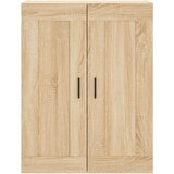  Visoka komoda hrasta sonome 69,5x34x180cm od konstruiranog drva Slike