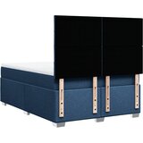  Krevet s oprugama i madracem plavi 160x200 cm od tkanine | shoptok.hr