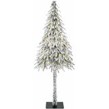  Božićno drvce s 150 LED svjetlima Bijelo 120 cm PE i čelik | shoptok.hr