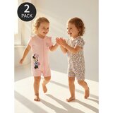 Sinsay Paket od 2 pamučna rampersa s printom Minnie Mouse | shoptok.hr