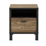  Noćni stočić OREN braon/crna | Eponuda.com