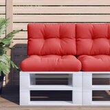vidaXL Jastuk za palete crveni 60 x 40 x 12 cm od tkanine Cijene