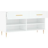 Klupa za cipele bijela 102 x 35 x 55 cm od konstruiranog drva | shoptok.hr
